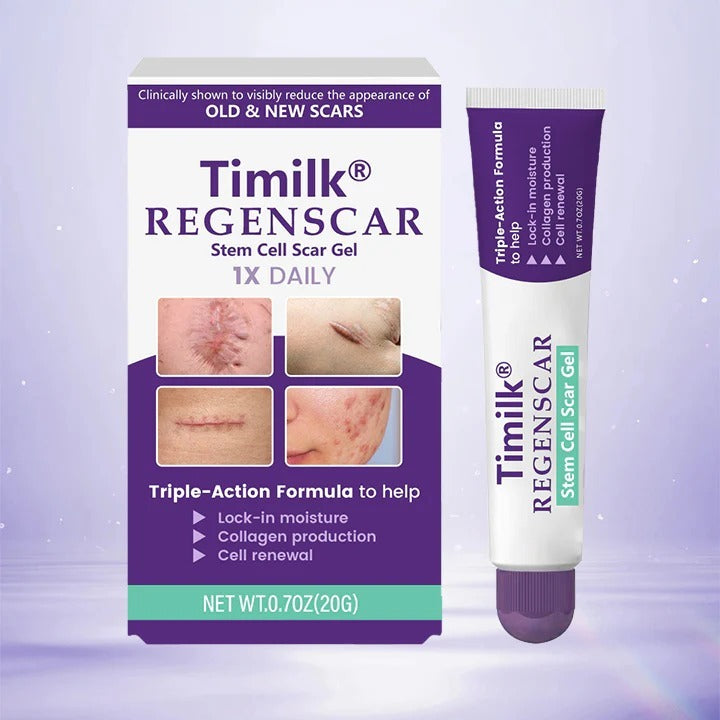 Timilk ReGenScar Cream – Advanced Scar Removal & Skin Repair Cream | Acne Marks, Stretch Marks & Spots Treatment